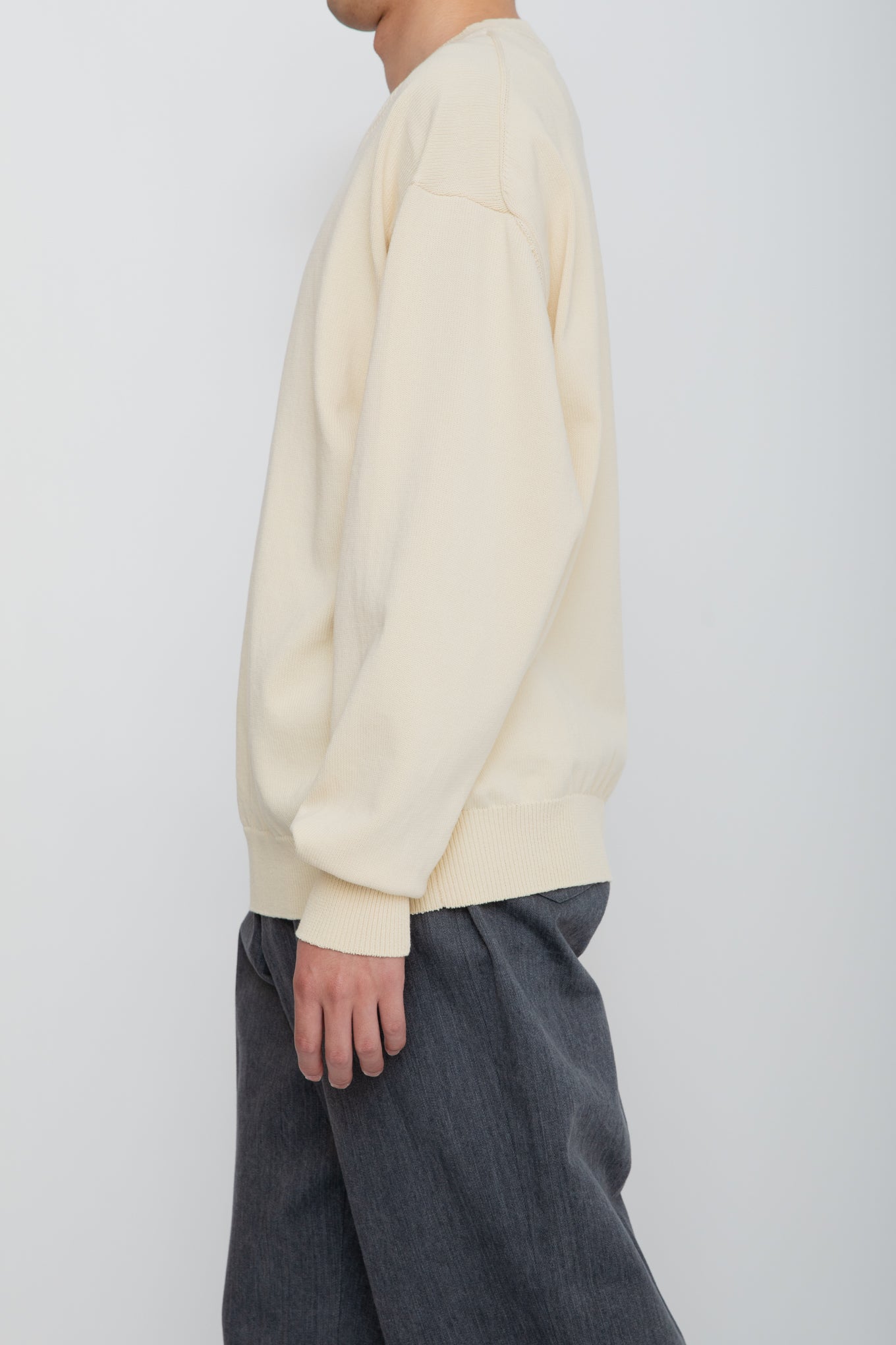 HEAVY LOUNGE SWEATER / IVORY