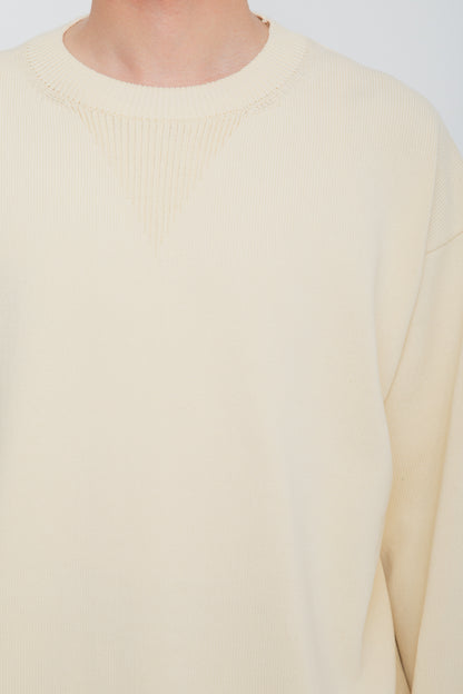 HEAVY LOUNGE SWEATER / IVORY