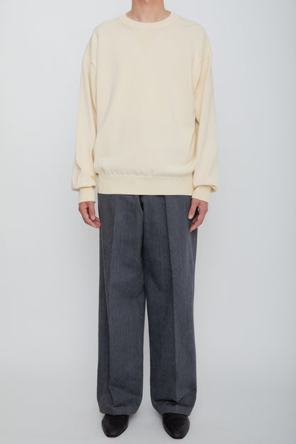 HEAVY LOUNGE SWEATER / IVORY