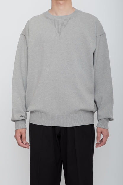 HEAVY LOUNGE SWEATER / TOP GRAY