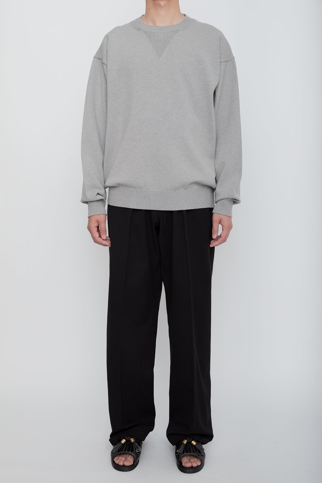 HEAVY LOUNGE SWEATER / TOP GRAY