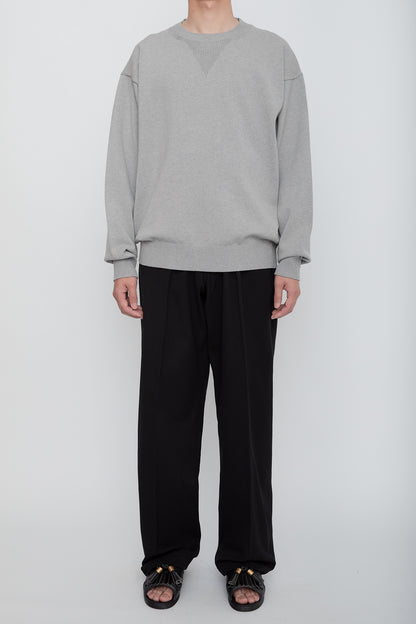 HEAVY LOUNGE SWEATER / TOP GRAY