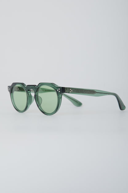 CROWN PANTO / FRAME-GREEN  LENS- GREEN