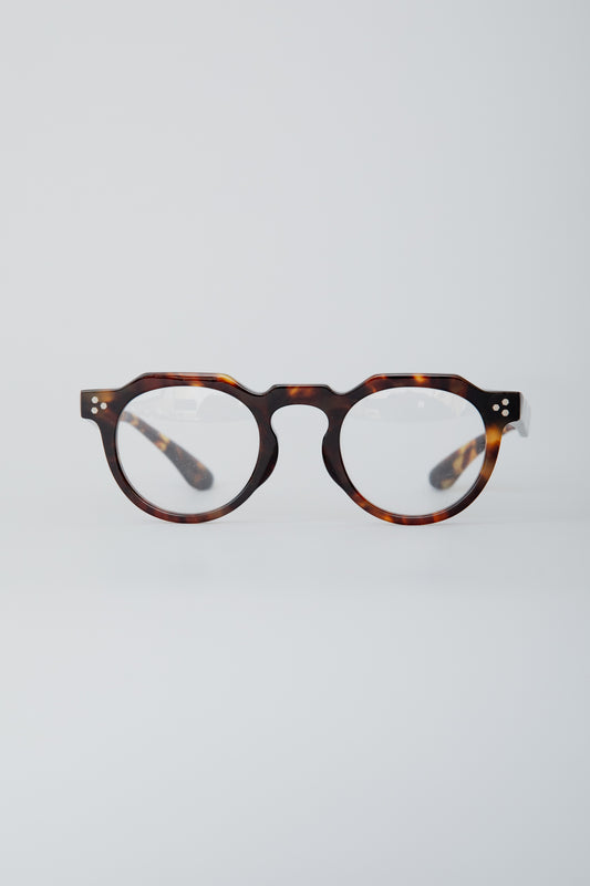 CROWN PANTO / FRAME-DARK HAVANA  LENS- CLEAR