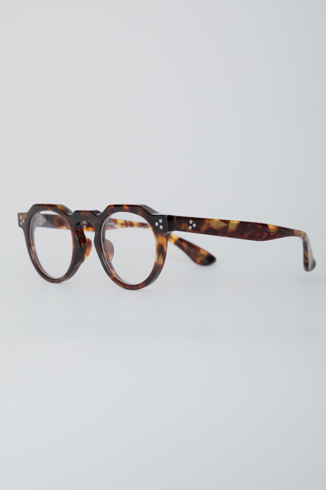 CROWN PANTO / FRAME-DARK HAVANA  LENS- CLEAR