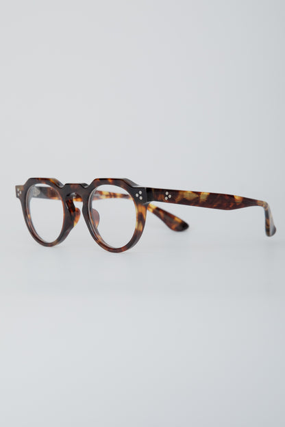 CROWN PANTO / FRAME-DARK HAVANA  LENS- CLEAR