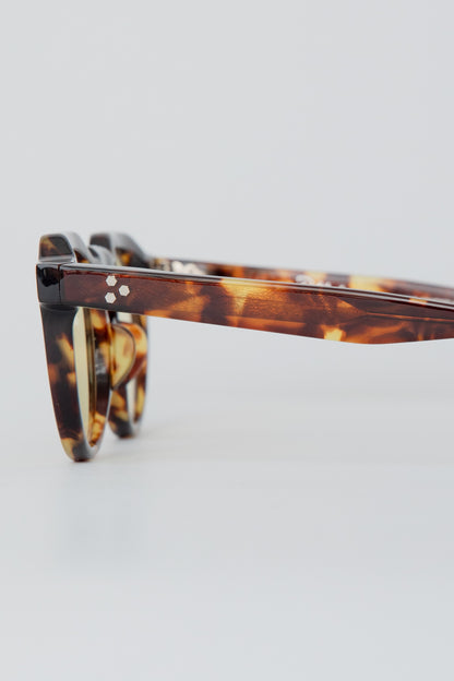 CROWN PANTO / FRAME-DARK HAVANA  LENS- YELLOW