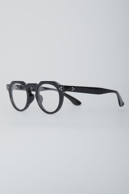 CROWN PANTO / FRAME-BLACK  LENS- CLEAR