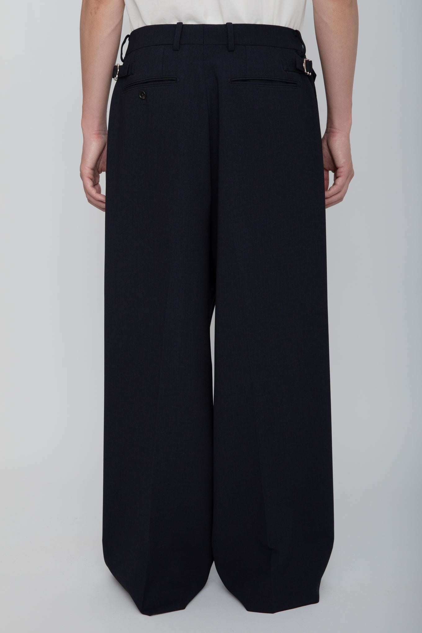 HAKAMA TROUSERS / NAVY – RAINMAKER KYOTO