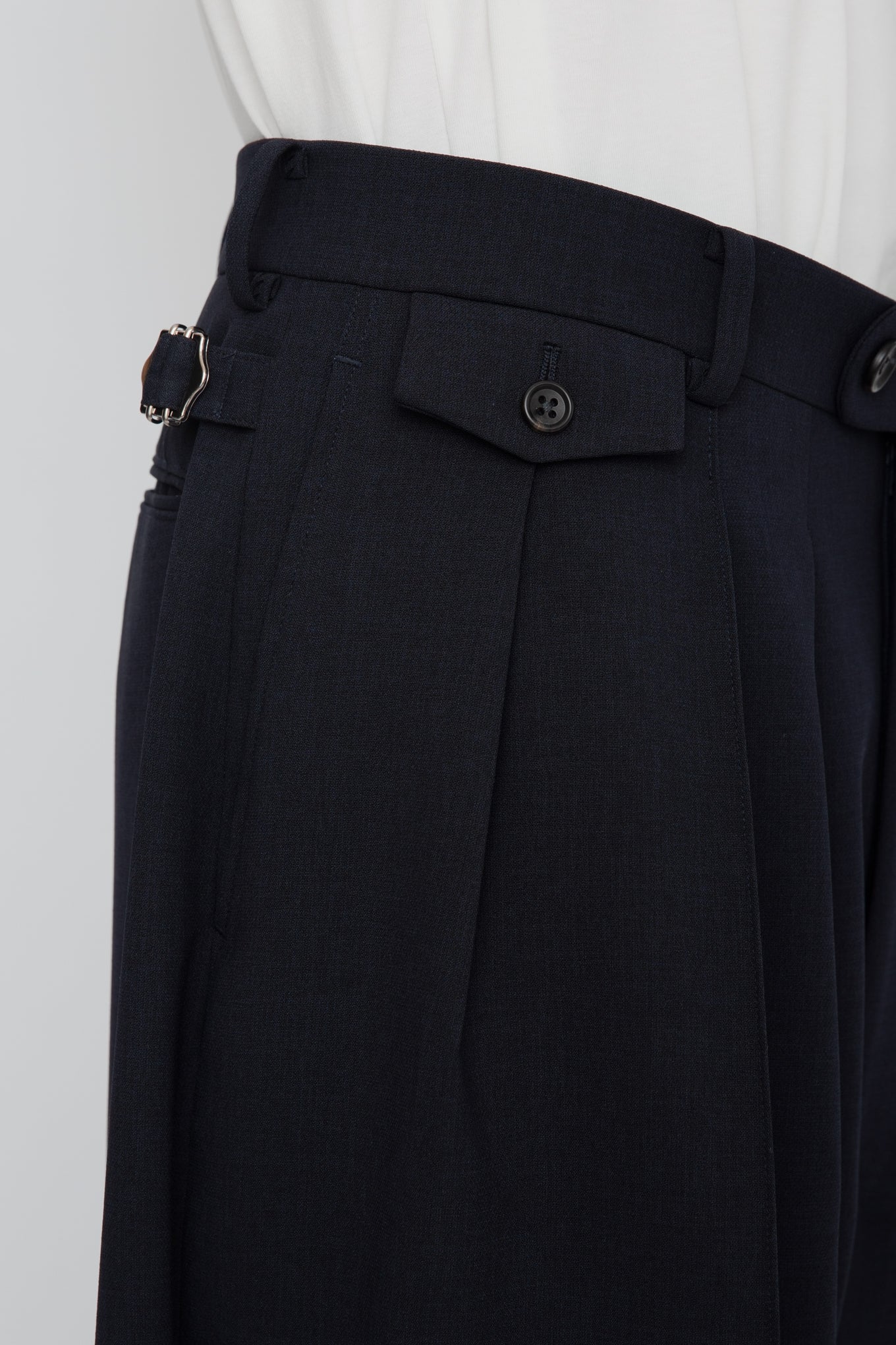 HAKAMA TROUSERS / NAVY – RAINMAKER KYOTO