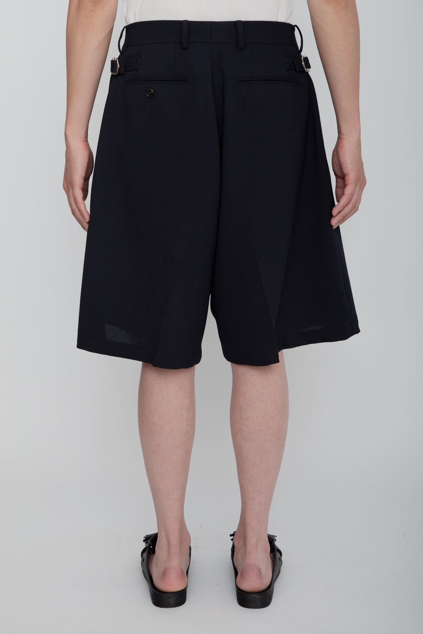 HAKAMA SHORTS / NAVY – RAINMAKER KYOTO