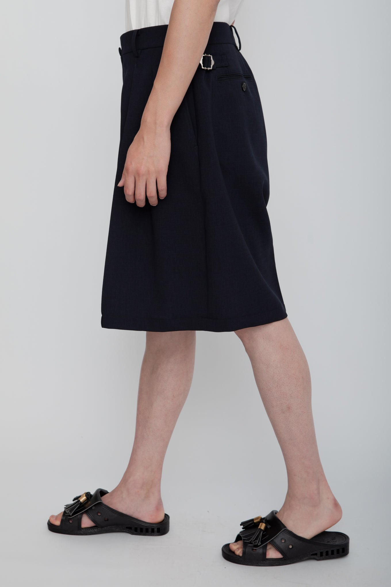 HAKAMA SHORTS / NAVY – RAINMAKER KYOTO