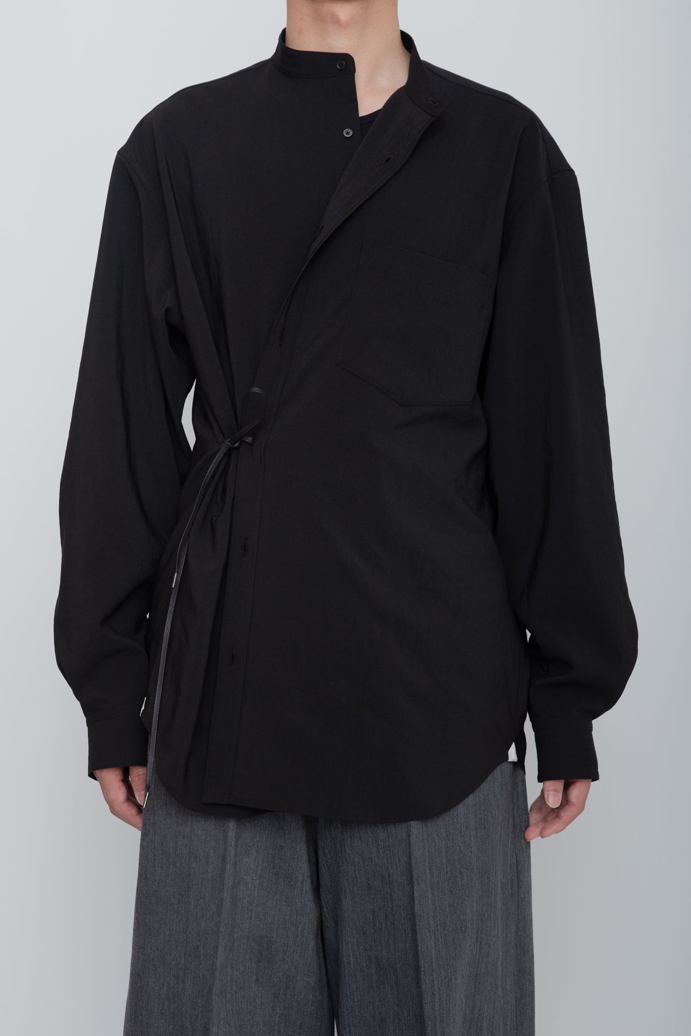 KNOTBAND SHIRT / BLACK – RAINMAKER KYOTO