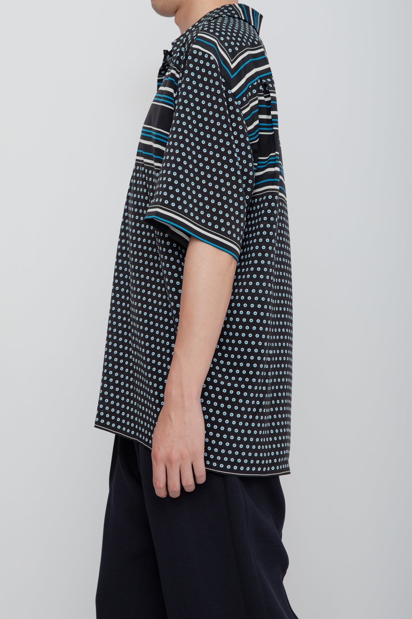 OPEN COLLAR SHIRT / PATTERN