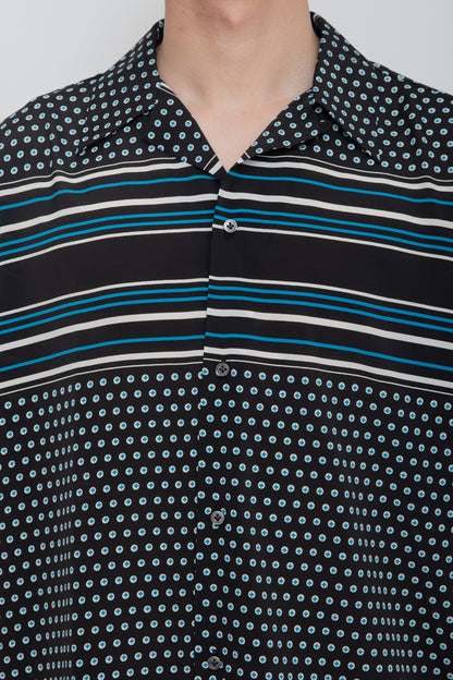 OPEN COLLAR SHIRT / PATTERN