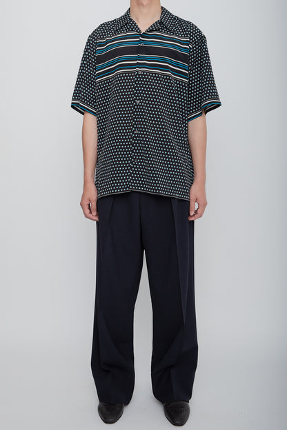 OPEN COLLAR SHIRT / PATTERN