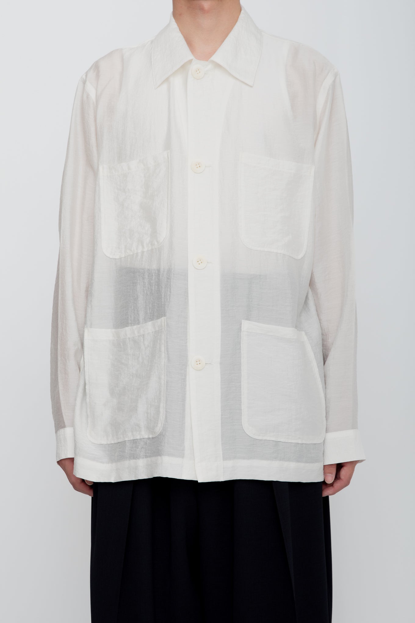 ETHEREAL WORK SHIRT / WHITE