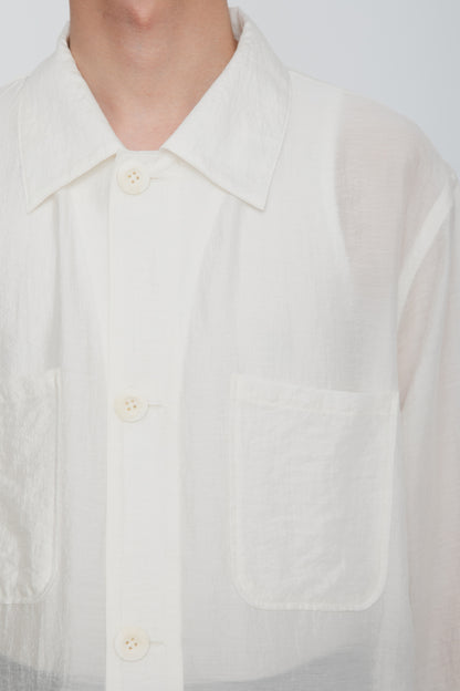 ETHEREAL WORK SHIRT / WHITE