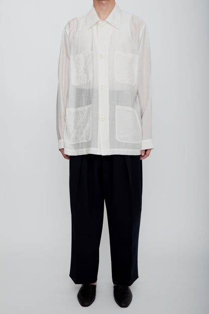 ETHEREAL WORK SHIRT / WHITE