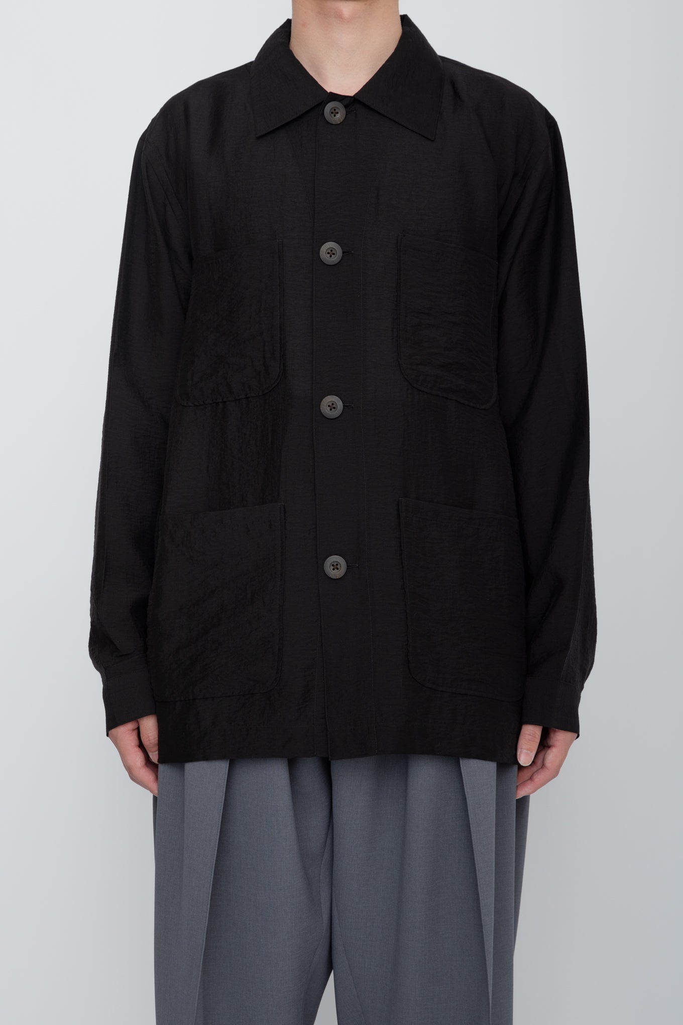 ETHEREAL WORK SHIRT / BLACK