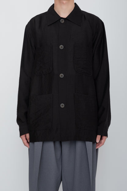 ETHEREAL WORK SHIRT / BLACK