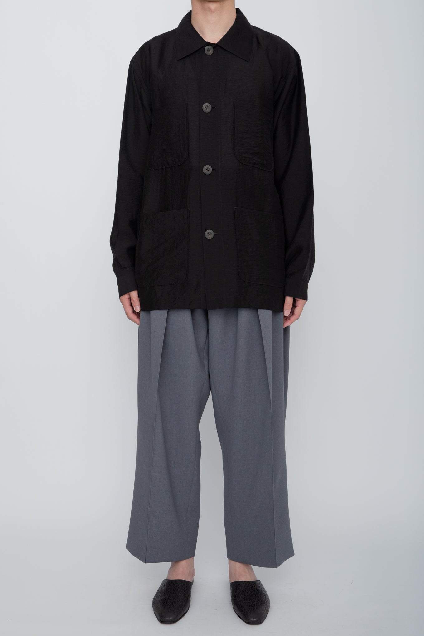 ETHEREAL WORK SHIRT / BLACK