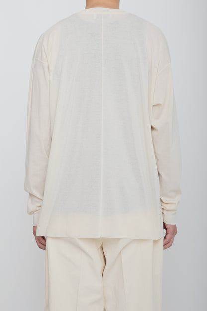 AIRFRAME CREW LS TEE /  IVORY