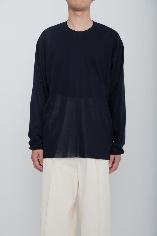 AIRFRAME CREW LS TEE /  NAVY