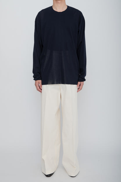 AIRFRAME CREW LS TEE /  NAVY