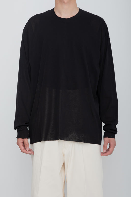 AIRFRAME CREW LS TEE /  BLACK