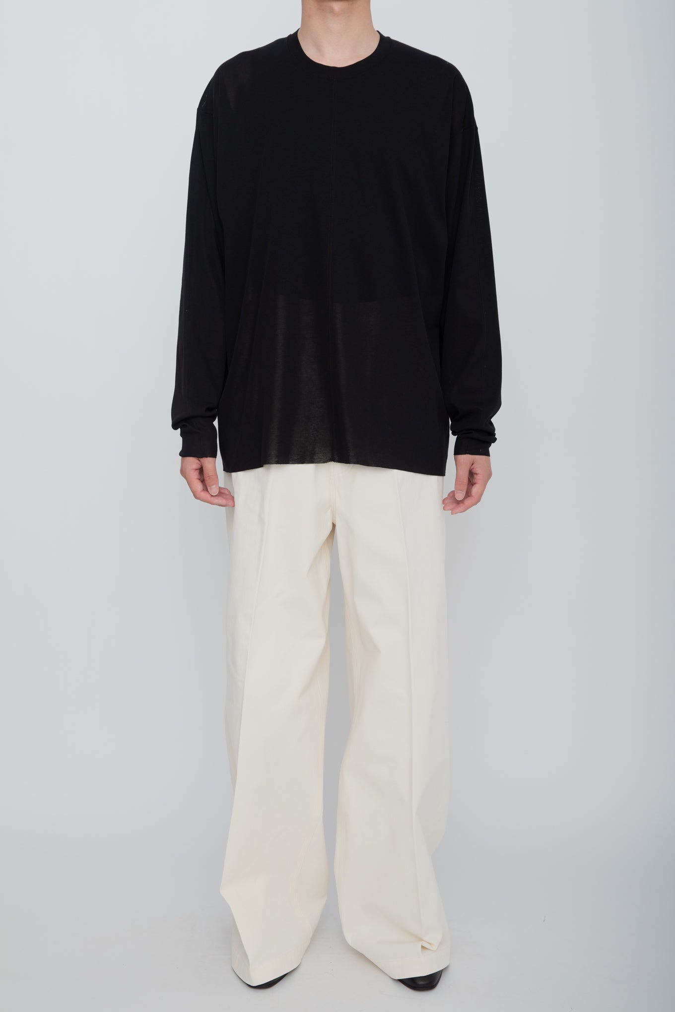 AIRFRAME CREW LS TEE /  BLACK