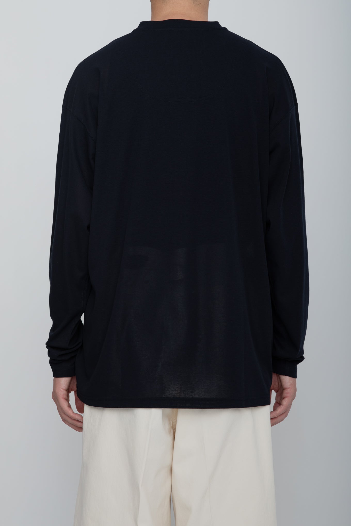 AIRFRAME HENLEY LS TEE  /  NAVY