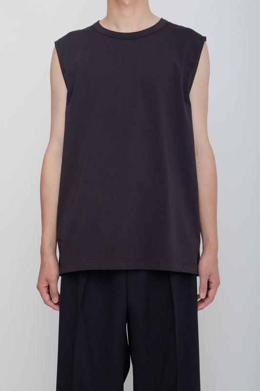 NO SLEEVE TEE  /  NAVY
