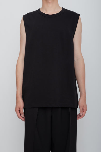 NO SLEEVE TEE  /  BLACK