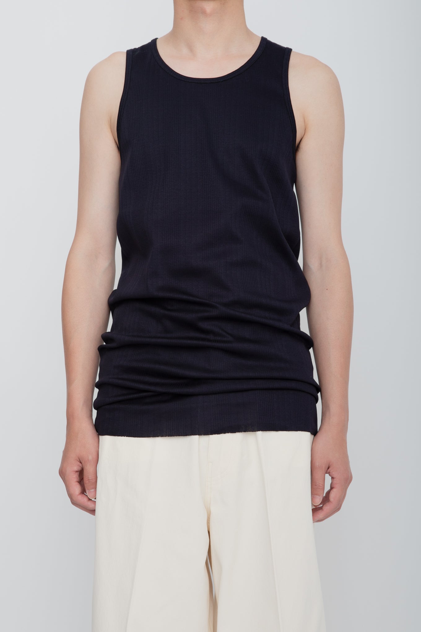 NUDE TANK TOP  /  NAVY