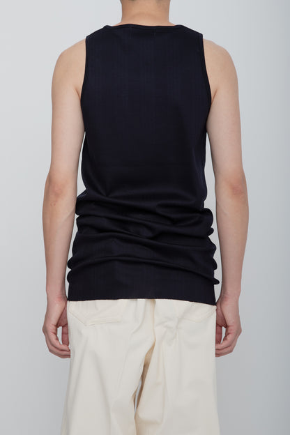 NUDE TANK TOP  /  NAVY
