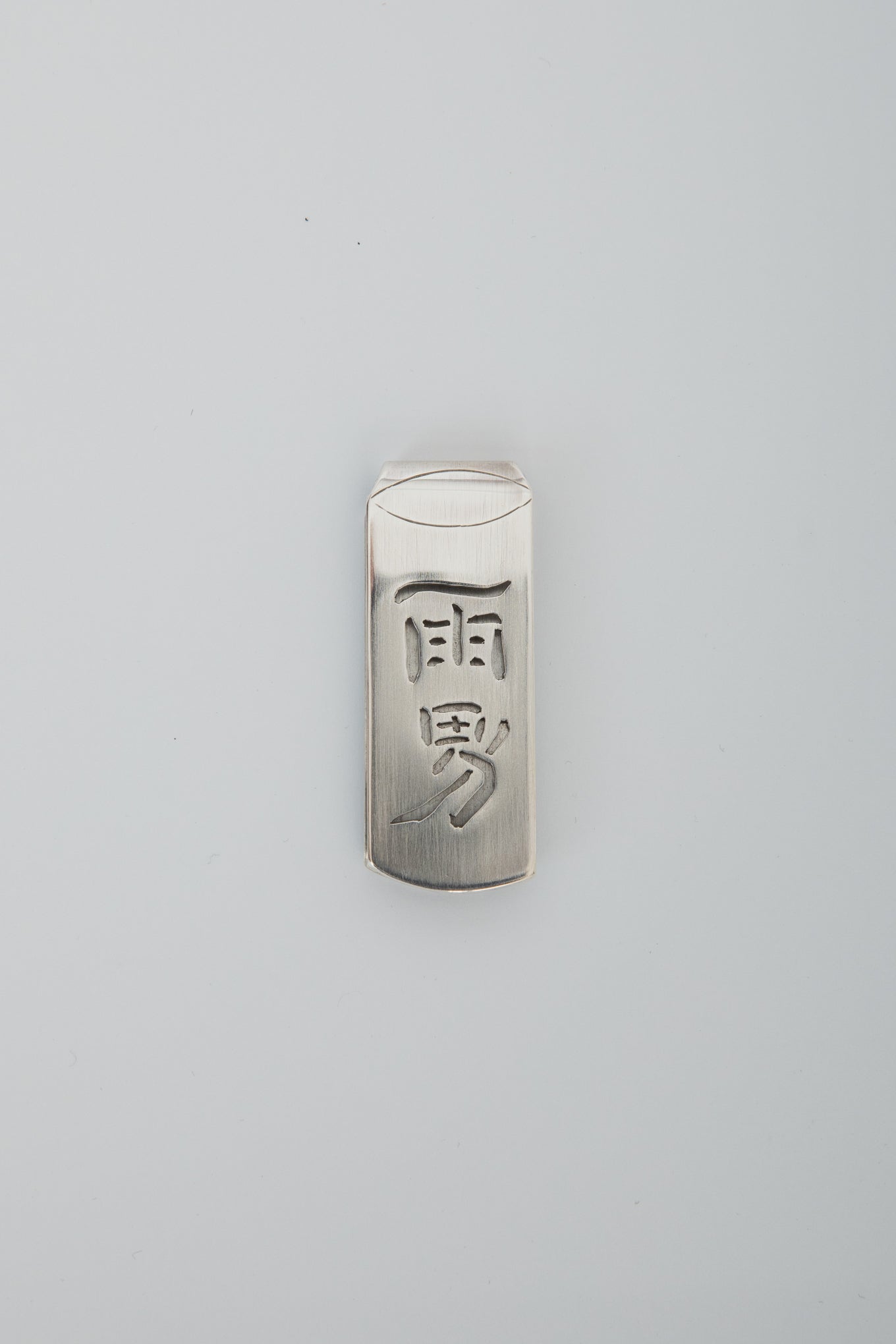 KAIKADO MONEY CLIP_<雨男>  /  SILVER