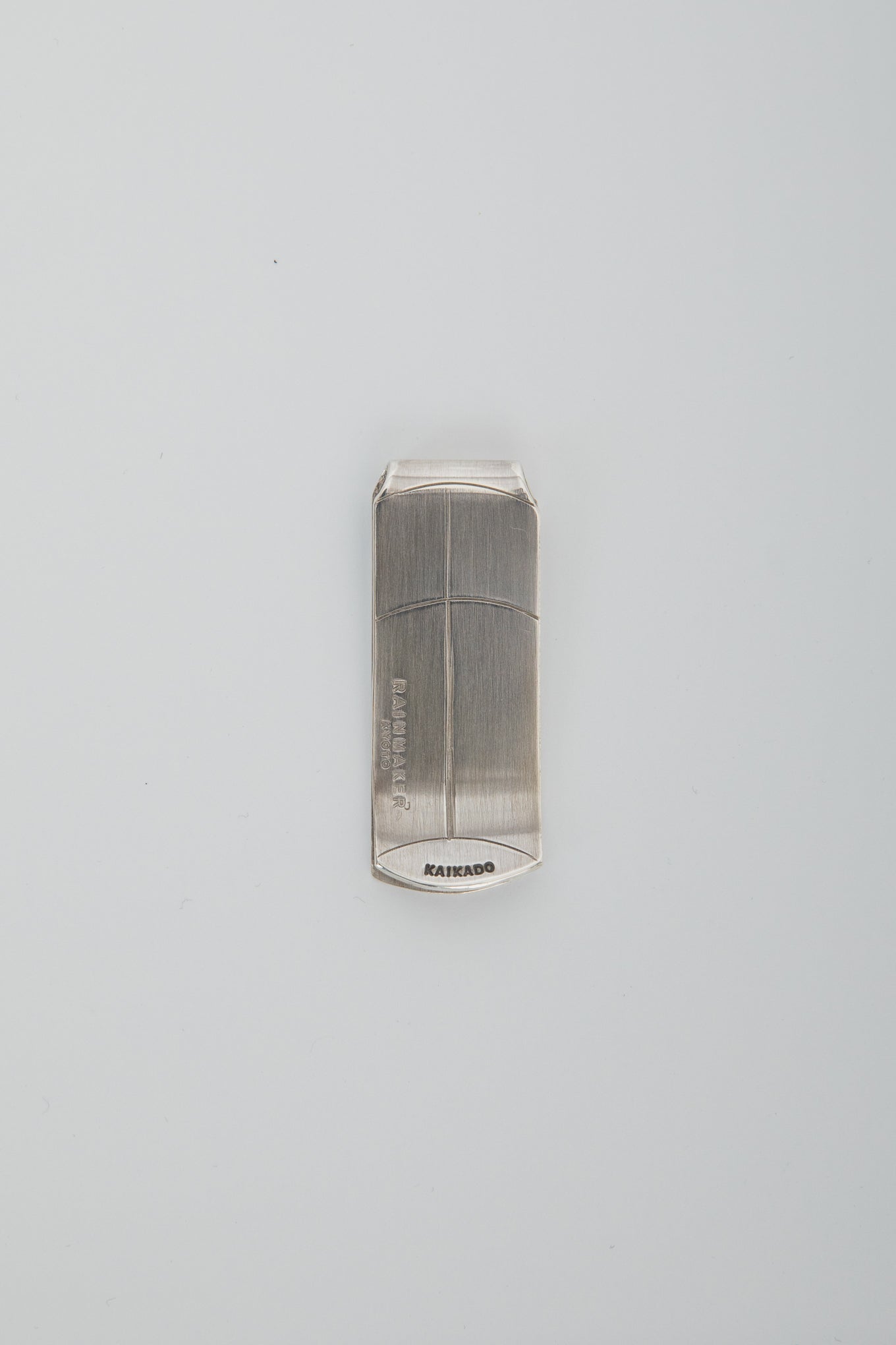 KAIKADO MONEY CLIP_<雨男>  /  SILVER