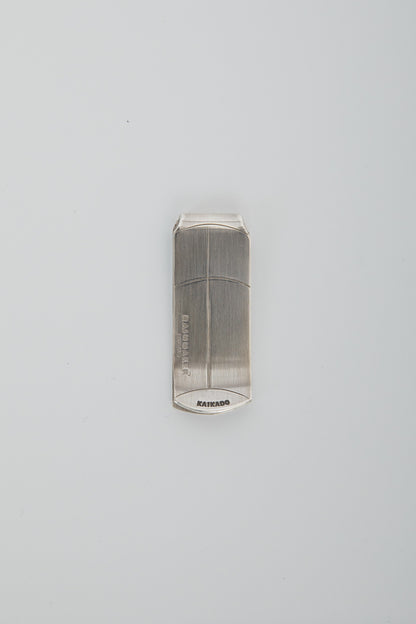 KAIKADO MONEY CLIP_<雨男>  /  SILVER