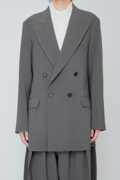 DOUBLE BREASTED LONG JACKET / CHANEZUMI