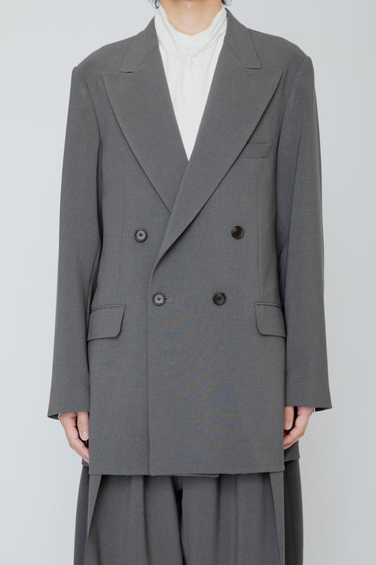 DOUBLE BREASTED LONG JACKET / CHANEZUMI