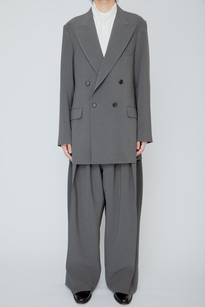 DOUBLE BREASTED LONG JACKET / CHANEZUMI