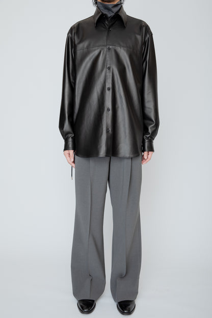 WIDE SEMI-FLARED TROUSERS / CHANEZUMI
