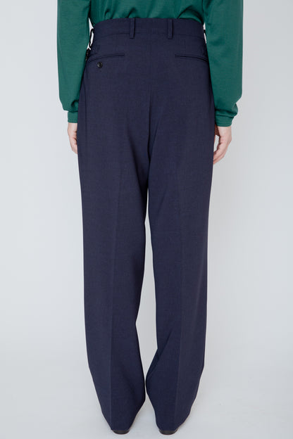 WIDE TROUSERS / NAVY