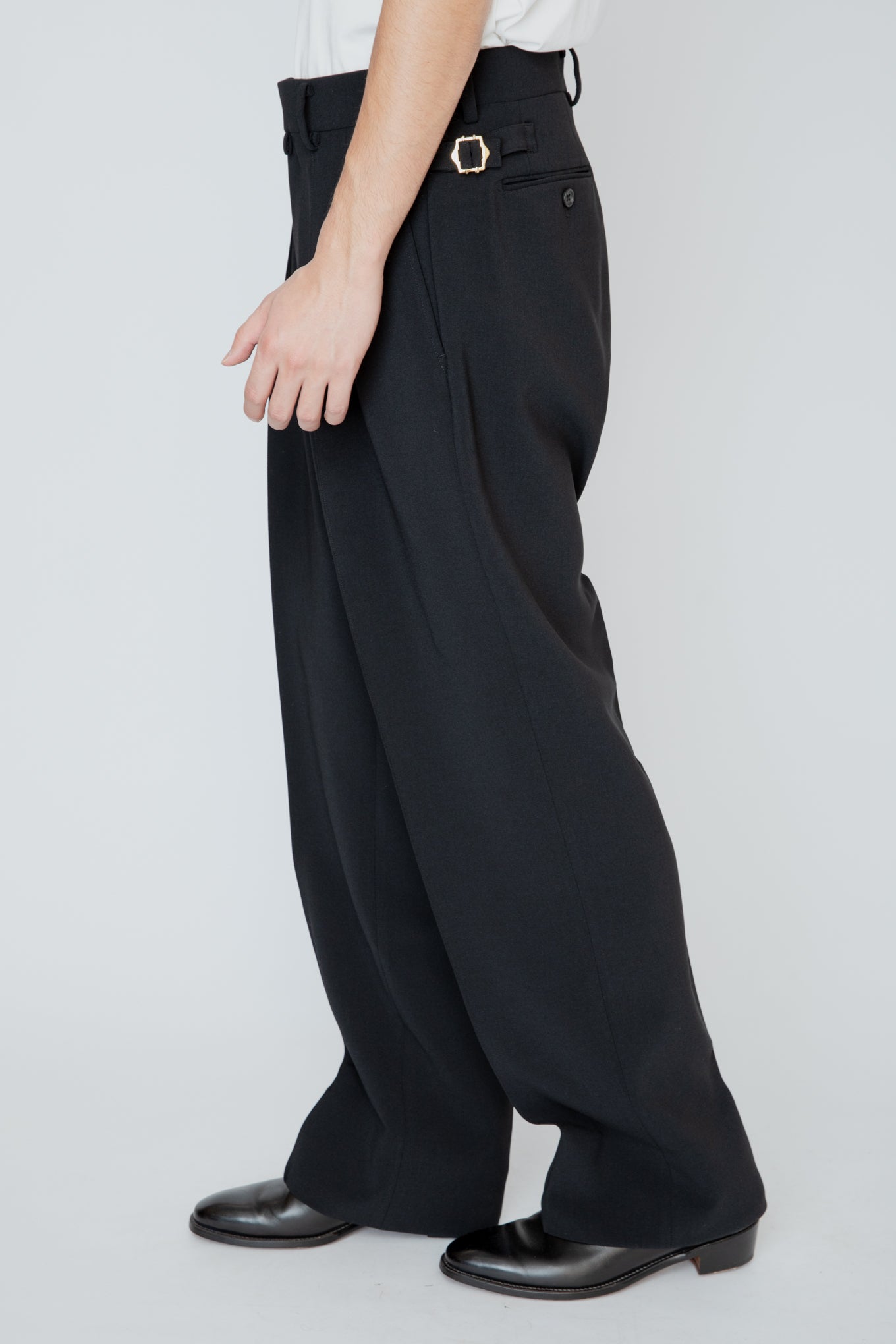 WIDE TROUSERS / BLACK