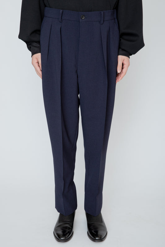 SHIRRING TROUSERS / NAVY
