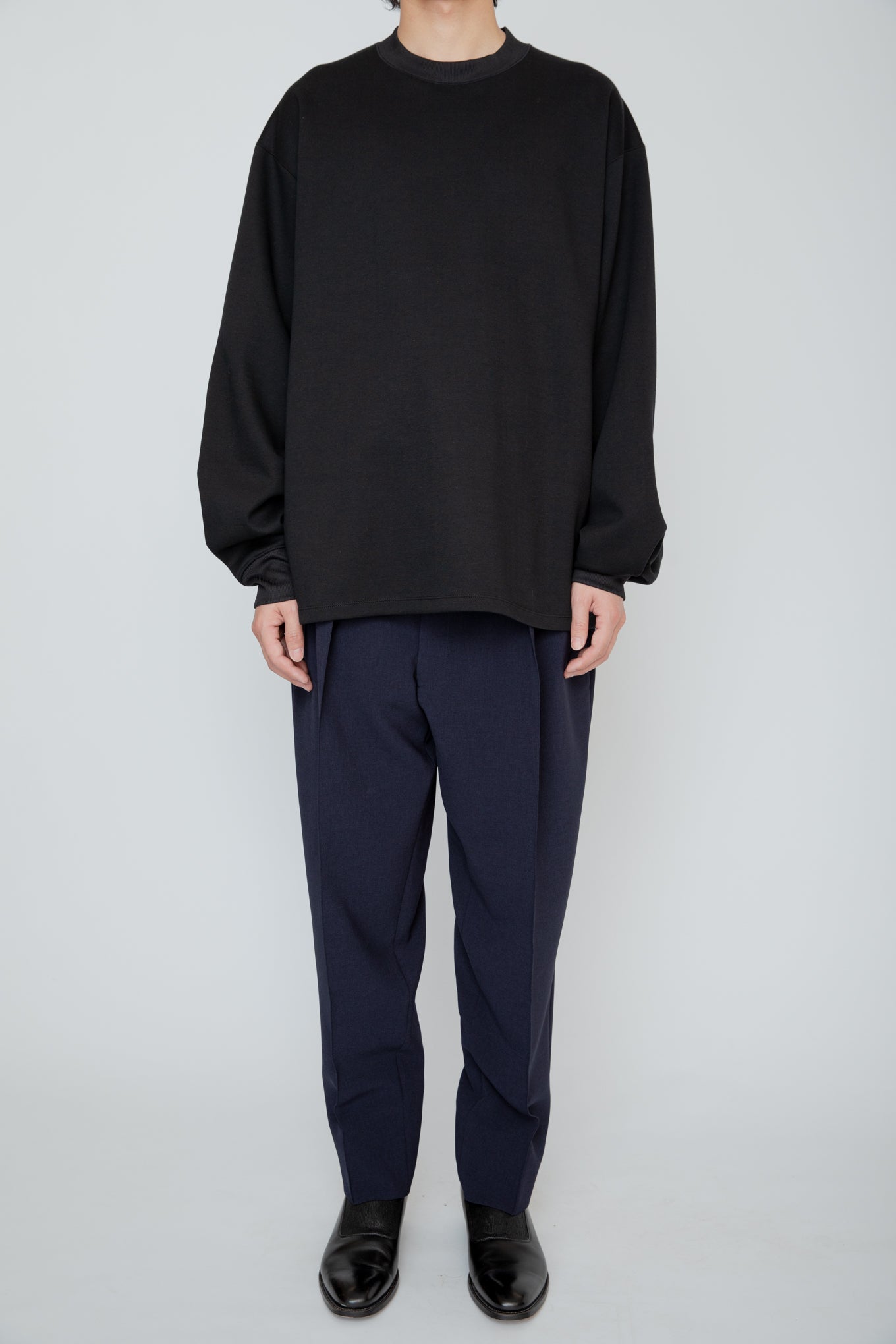 SHIRRING TROUSERS / NAVY