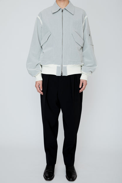 VEILED FLIGHT JACKET / IVORY