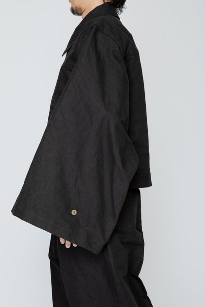N-SLEEVE TRUCKER JACKET / BLACK