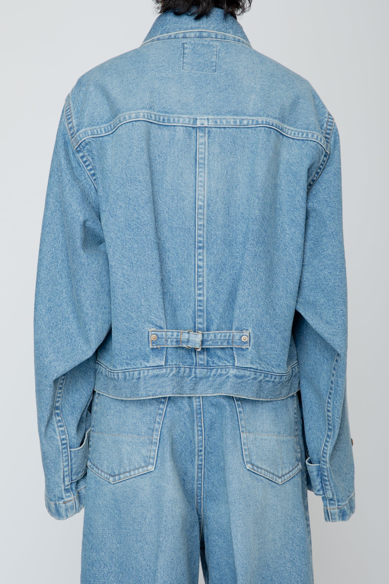 N-SLEEVE TRUCKER JACKET / LIGHT INDIGO